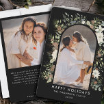 Botanische eucalyptus groen aangepaste kerst feestdagenkaart<br><div class="desc">Verstuur warme vakantiewensen met de Botanische Eucalyptus Greenery Custom Christmas Holiday Kaart, een mix van cottagecore charme en minimalistische sophisticatie. Met een delicate botanische waterverf krans van weelderig eucalyptusgroen, biedt deze kaart een sereen en tijdloos ontwerp dat ideaal is voor het verspreiden van vakantiegroet. De op het bos geïnspireerde rustieke...</div>