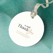 Botanische eucalyptus groen gouden bruiloft Dank u Bedankjes Labels