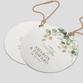 Botanische eucalyptus groen gouden bruiloft Dank u Bedankjes Labels