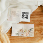 Botanische Eucalyptus Honeymoon Fund QR-code Informatiekaartje<br><div class="desc">Floral Eucalyptus Wedding Honeymoon Fund QR-codekaart waar uw gasten dol op zullen zijn - terwijl het geven van cadeaus wordt vereenvoudigd en u wordt geholpen om een onvergetelijke huwelijksreis te creëer. Alle tekst kan eenvoudig worden gepersonaliseerd met uw bericht- en betalingsgegevens (Zelle, PayPal en Venmo) en uw QR-code. Overeenkomende items...</div>