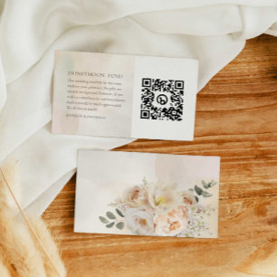 Botanische Eucalyptus Honeymoon Fund QR-code Informatiekaartje