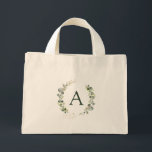 Botanische Eucalyptus Monogram Greenery Wedding Mini Tote Bag<br><div class="desc">Eucalyptus Greenery Succulent Botanical Waterverf Spring Wedding Monogram Canvas tassen op canvas achtergrond - omvat prachtige en elegante scripttypografie met moderne botanische bladeren en groen voor de speciale bruiloft, Vrijgezellenfeest, Baby shower, Bachelorette Party, Sweet 16, 16th, 18th, 21st, 30th, 40th, 5 De viering van de tiende, de zestigste, de zeventigste,...</div>