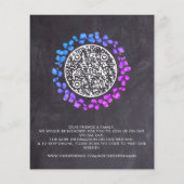 Botanische Eucalyptus QR-code van de begroting beh (Achterkant)