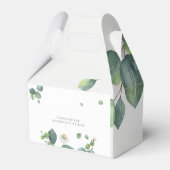 Botanische Eucalyptus Succulent Green Vrijgezellen Bedankdoosjes (Achterkant)
