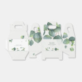 Botanische Eucalyptus Succulent Green Vrijgezellen Bedankdoosjes (Uitgevouwen)