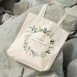 Botanische Eucalyptus Waterverf Vrijgezellenfeest Tote Bag<br><div class="desc">Elegant Botanical Eucalyptus Waterverf Collectie. - Het is een elegant script waterverf Illustratie van pastelsubtiele eucalyptus perfect voor je zomerlente,  botanische bruiloft & feestjes. Het is zeer gemakkelijk om,  met uw persoonlijke details aan te passen. Als u een ander bijpassend product of aanpassing nodig hebt,  bericht dan via Zazzle.</div>