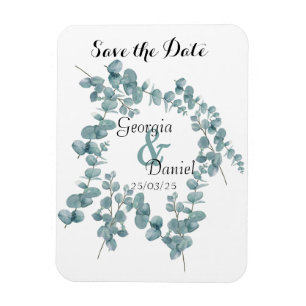 Botanische Eucalyptus Weddenschap opslaan Datum Magneet