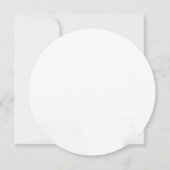 Botanische eucalyptusbladeren Baby shower Kaart (Achterkant)