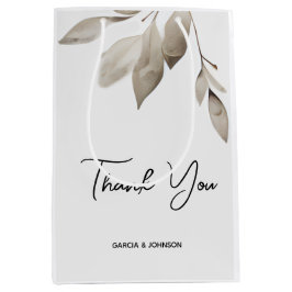 Botanische eucalyptusbladeren medium cadeauzakje