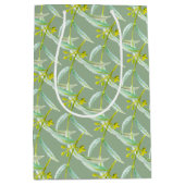 Botanische eucalyptusbladeren waterverf bloemkunst medium cadeauzakje (Voorkant)