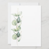 Botanische eucalyptusolie 60e verjaardag kaart (Achterkant)