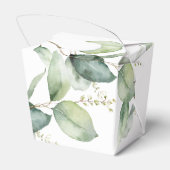 Botanische eucalyptusolie Baby shower Bedankdoosjes (Achterkant)