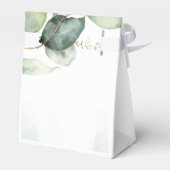 Botanische eucalyptusolie Baby shower Bedankdoosjes (Achterkant)