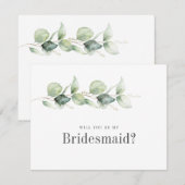 Botanische eucalyptusolie is mijn zwarte Kaart Notitiekaartje (Voorkant / Achterkant)