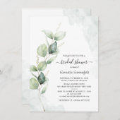 Botanische eucalyptusolie Vrijgezellenfeest Kaart (Voorkant / Achterkant)