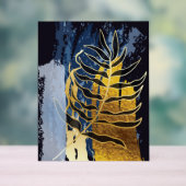Botanische exotisch oerwoud palm acryl bord (Neutraal)
