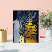 Botanische exotisch oerwoud palm acryl bord (Huwelijk)