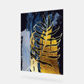 Botanische exotisch oerwoud palm acryl bord (Hoek)
