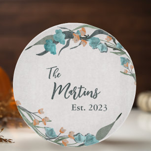 Botanische familie Elegant Dusty Blue Sage Snijplank