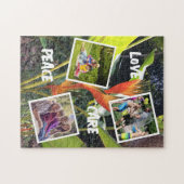 Botanische familie Foto collage Legpuzzel (Horizontaal)