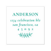  botanische familienaam retouradres  zelfinktende stempel (Design)