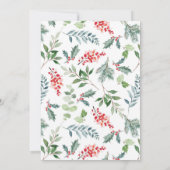 Botanische feestdag kaart (Achterkant)