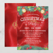 Botanische feestdag — kerstfeest kaart (Voorkant / Achterkant)