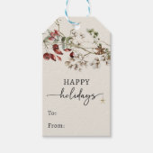 Botanische Feestdagen Cadeaulabel (Voorkant)