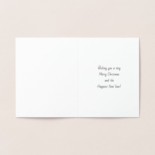 Botanische feestdagen folie kaarten (Binnen)