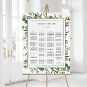 Botanische feestzeekaart poster