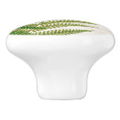 Botanische fern Leaves Art Knob Keramische Knop (Zijkant)