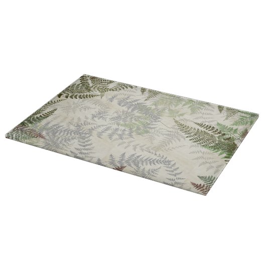 Botanische  Fern-lederen snijwand Snijplank (Hoek)