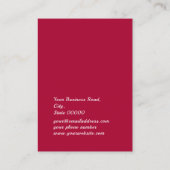 Botanische Floral Boutique Jewelry Earring Display Visitekaartje (Achterkant)