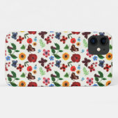 Botanische Floral Butterfly Case-Mate iPhone Case (Achterkant (horizontaal))