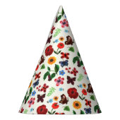 Botanische Floral Butterfly Feesthoedjes (Links)