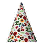 Botanische Floral Butterfly Feesthoedjes (Rechts)