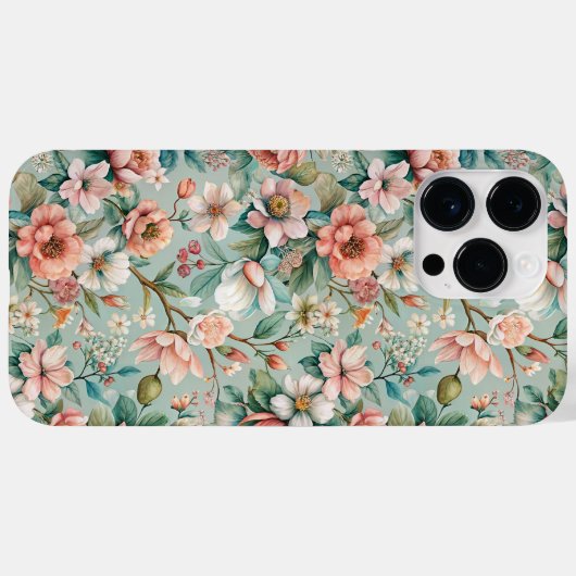  botanische, Floral Case-Mate iPhone Case (Achterkant (horizontaal))