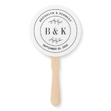 Botanische Floral Fun Monogram Weddenschap Paars N