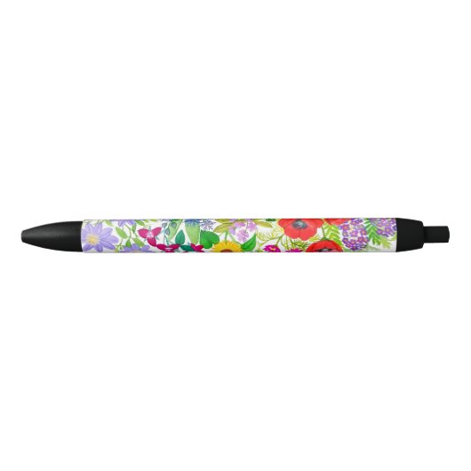 Botanische Floral Garden Flowers Pen (Voorkant)