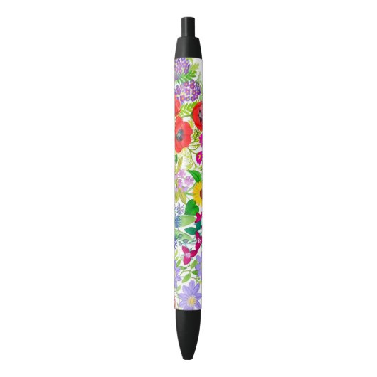Botanische Floral Garden Flowers Pen (Voorkant Verticaal)