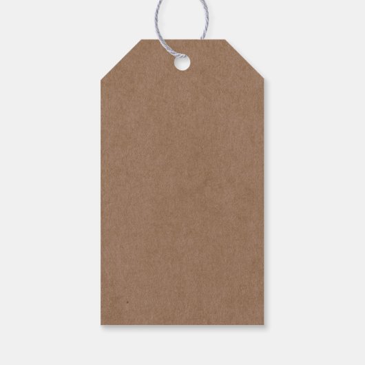 Botanische Floral Illustratie Dank u Label Cadeaulabel (Achterkant)