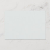 Botanische Floral Illustration RSVP Card Informatiekaartje (Achterkant)