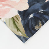 Botanische Floral mam Foto Collage Fleece Deken (Hoek)