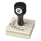 Botanische Floral Names Bindend Rubber Stamp Rubberstempel (Stempel)