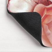 Botanische Floral Peony Blush Pink Rose Muismat (Hoek)