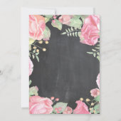 Botanische Floral Surprise 60th Birthday Invitatio Kaart (Achterkant)