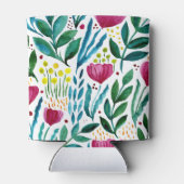 Botanische florale illustratie blikjeskoeler (Achterkant)