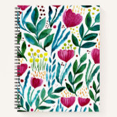 Botanische florale illustratie notitieboek (Voorkant)
