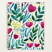 Botanische florale illustratie planner (Voorkant)