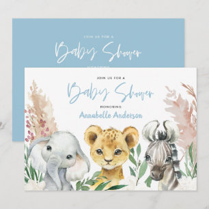 Botanische florale safari van een dier